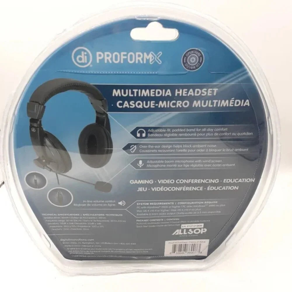 Digital Innovation Over-Ear Headset | Padded Comfort | Inline Volume Control | N